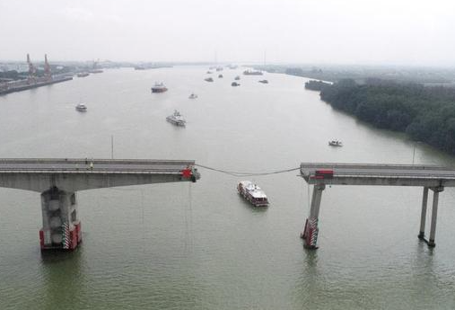 广州船撞桥事故已经造成5人死亡！